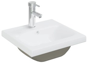 vidaXL Ντουλάπα Νεροχύτη Μαύρη δρυς 41 x 39 x 62 εκ Επεξεργασμένο ξύλο