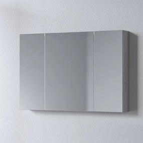 Καθρέφτης OMEGA GREY OAK 120 3MOM120GO0W με ντουλάπια 120x14x65cm
