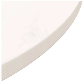 vidaXL Επιφάνεια Τραπεζιού Λευκή Ø70 x 2,5 εκ. από Μασίφ Ξύλο Πεύκου