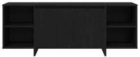 vidaXL Βάση τηλεόρασης - Μαύρη Δρυς - 120x30x40.5 εκ. - Φτιαγμένη από Επεξεργασμένο ξύλο