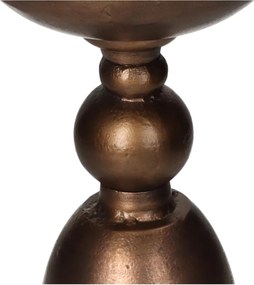Κηροπήγιο ArteLibre Μπρονζέ Αλουμίνιο 12x12x26cm