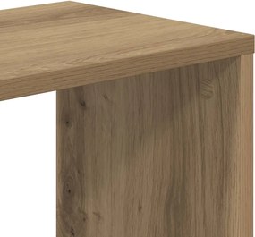 vidaXL Βιβλιοθήκη 5 Επιπέδων Δρυς 45x23,5x162,5 εκ. Επεξεργ. Ξύλο