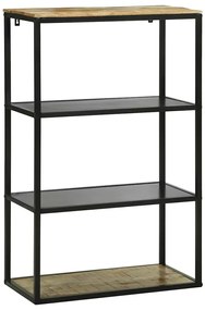 vidaXL Βιβλιοθήκη 70 x 35 x 110 εκ. Μασίφ ξύλο μάνγκο