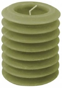 Κερί Circles PT3793MG 7,5x10cm Green Present Time Paraffin