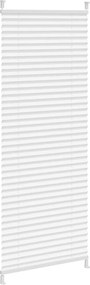 Πλισέ ρόλερ σκίασης 60x125cm Λευκό