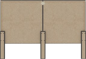 vidaXL Κεφαλάρι Σκούρο Γκρι 180 x 200 εκ. Υφασμάτινο