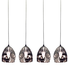 Φωτιστικό Οροφής Πολύφωτο Homelighting Soft 77-3696 Grey