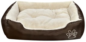 vidaX Κρεβάτι Σκύλου Ζεστό με Επενδυμένο Μαξιλάρι S