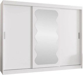 Ντουλάπα Spoti 250 Συρόμενη-Λευκό