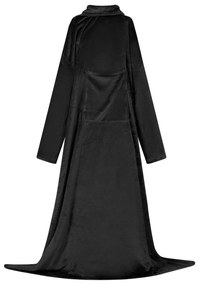 vidaXL Φούτερ-κουβέρτα Μαύρο F Φανέλα