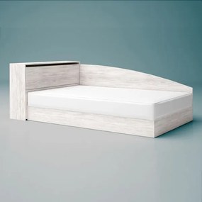 Κρεβάτι ημίδιπλο Summer με αποθηκευτικό χώρο 122x70x191cm &amp; στρώμα 120x190cm Oak Blanco -GRA225