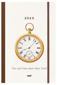 Next ημερολόγιο 2025 Trends ημερήσιο flexi με λάστιχο 12x17εκ. Time  τμχ.