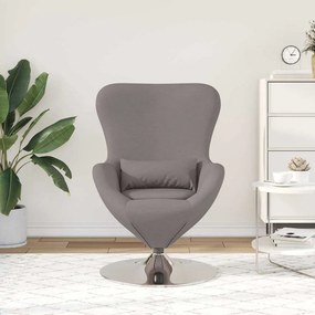 vidaXL Κάθισμα-αυγό Taupe 63 x 73 x 90 εκ ύφασμα