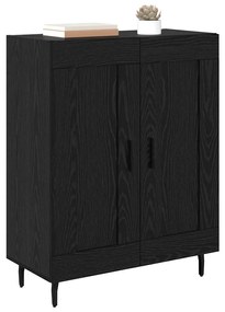 vidaXL Πλαϊνό γραφείο Μαύρη Οξυά 69,5 x 34 x 90 εκ.