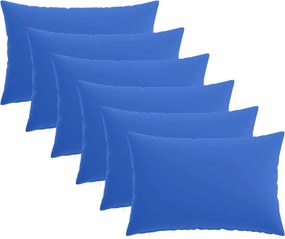 vidaXL Κάλυμμα Μαξιλαριού 6 τμχ. HEERLEN Βασιλικό Μπλε 50 x 75 cm
