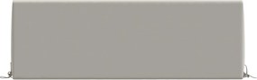 vidaXL Μαξιλάρι πλάτης SOEST 100% Πολυεστέρας Γκρι 120 x 20 x 40 cm