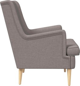 vidaXL Πολυθρόνα Taupe Ύφασμα