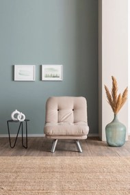 1-Seat Sofa-Bed Misa Small Solo v2 - Cream Cream