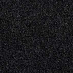 vidaXL Πατάκι Εισόδου Μαύρο 65 x 100 εκ. Θυσανωτός Κοκοφοίνικας