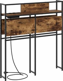 vidaXL Κεφαλάρι Αποθήκης με αποθήκευση Καπνιστή δρυς