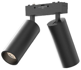 Σποτ Μαγνητικής Ράγας Ultra-Thin TMU0140 Led 2x9W 3CCT 1530Lm 4,4x16cm Black Inlight