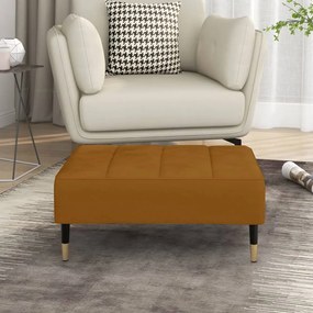 vidaXL Υποπόδιο Καφέ 78 x 56 x 32 εκ. Βελούδινο