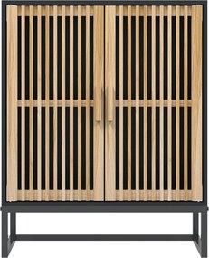 vidaXL Συρταριέρα Μαύρη 60 x 30 x 75 εκ. από Επεξεργασμένο Ξύλο