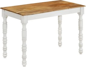 vidaXL Τραπεζαρία 110 x 60 x 76 εκ. από Μασίφ Ξύλο Μάνγκο