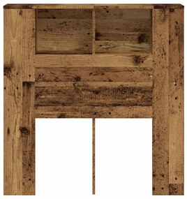 vidaXL Κεφαλάρι Με Αποθηκευτικό Χώρο 100x18,5x102,5 εκ. Επεξ. Ξύλο