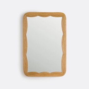 Καθρέφτης από ρατάν, 60x90 εκ., Vaguo