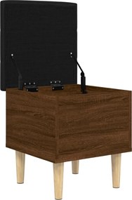 vidaXL Παγκάκι Αποθήκευσης Καφέ Δρυς 42 x 42 x 46 εκ. Επεξεργ. Ξύλο