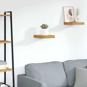 vidaXL Ράφι Τοίχου Επιτοίχιο Καφέ 23 x 23,5 x 4 εκ Επεξεργασμένο ξύλο
