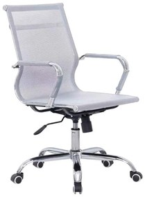 Office chair Noctis white mesh fabric 55.5x48x88cm 55.5x52x88 εκ.