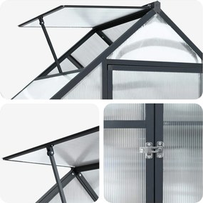 vidaXL Θερμοκήπιο Κήπου 183,5 x 63,5 x 207 εκ.
