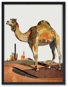 Supergreens Πίνακας Κολάζ Camel 75x100 εκ.
