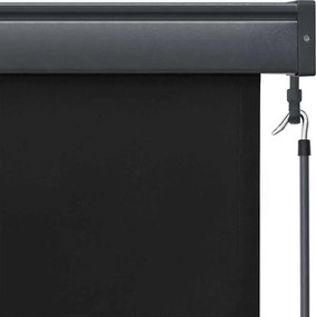 vidaXL Ρόλερ Ανθρακί 180 x 250 cm Ύφασμα και Αλουμίνιο
