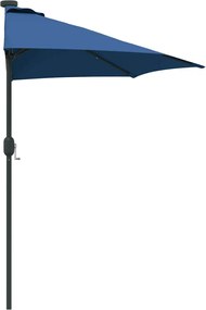 vidaXL Ομπρέλα Κήπου Αζούρ μπλε 294 x 150 x 224 εκ