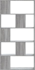 vidaXL Βιβλιοθήκη 5Επιπέδων Sonoma Δρυς 80,5x23,5x162,5 εκ. Επεξ. Ξύλο