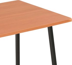 vidaXL Γραφείο με Ράφια Μαύρο / Καφέ 102 x 50 x 117 εκ.