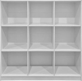 Βιβλιοθήκη Gridea pakoworld λευκό 119.5x30x121εκ