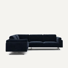 Γωνιακός καναπές από βελούδο chenille, César