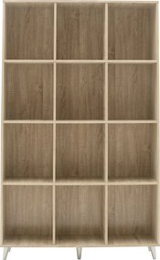 Βιβλιοθήκη FIRENZE pakoworld χρώμα sonoma 107x28,6x178εκ