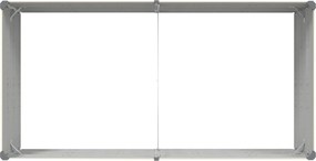 vidaXL Γλάστρα Ελεφαντόδοντο 195 x 100 x 45 εκ Επικαλυμμένος Χάλυβας