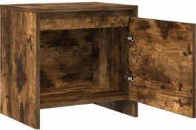 vidaXL Κομοδίνα 2 Τεμ. Καπ. Δρυς 45x34x44,5 εκ. από Επεξεργασμένο Ξύλο