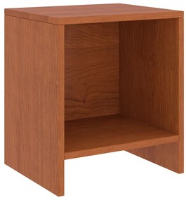 vidaXL Κομοδίνα 2 τεμ. Καφέ Μελί 35 x 30 x 40 εκ. Μασίφ Ξύλο Πεύκου