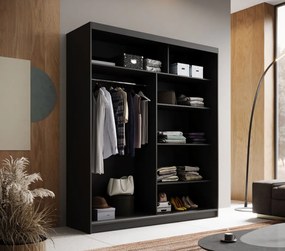 Ντουλάπα Verano 180 συρόμενη -Mauro