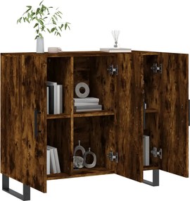 vidaXL Ντουλάπι Καπνιστή Δρυς 90x34x80 εκ. Επεξεργασμένο Ξύλο