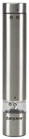 Μύλος Ηλεκτρικός Αλατιού-Πιπεριού P102ROB100 3,3x3,3x18,3cm Inox Beper Ανοξείδωτο Ατσάλι