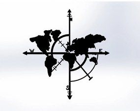 ΔΙΑΚΟΣΜΗΤΙΚΟ ΤΟΙΧΟΥ 100% ΜΕΤΑΛΛΙΚΟ ΜΑΥΡΟ ΠΑΓΚΟΣΜΙΟΣ ΧΑΡΤΗΣ 48Χ50 HM7214