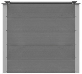 vidaXL Ζαρντινιέρα Υπερυψωμένη Γκρι 100 x 50 x 91 εκ. από WPC